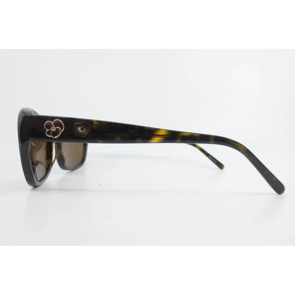 Kirkland Signature KS Hedges Havana Tortoise Floral Sunglasses 55-18-135